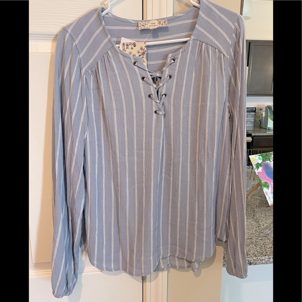 Long sleeve blouse